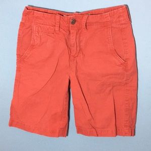 American Eagle Red Preppy Shorts.